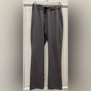 lululemon On The Fly Heathered Black 6 Luxtreme 29” Elastic Waist EUC